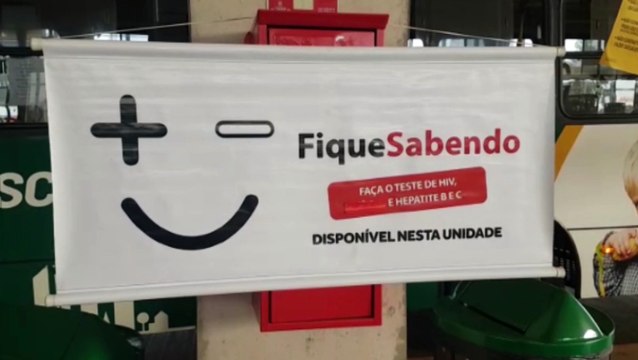 Testes rápidos e orientações preventivas a hepatites e câncer são realizadas no Terminal Oeste
