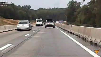 Accident on I26 2021.07.10 — ASHEVILLE, NC