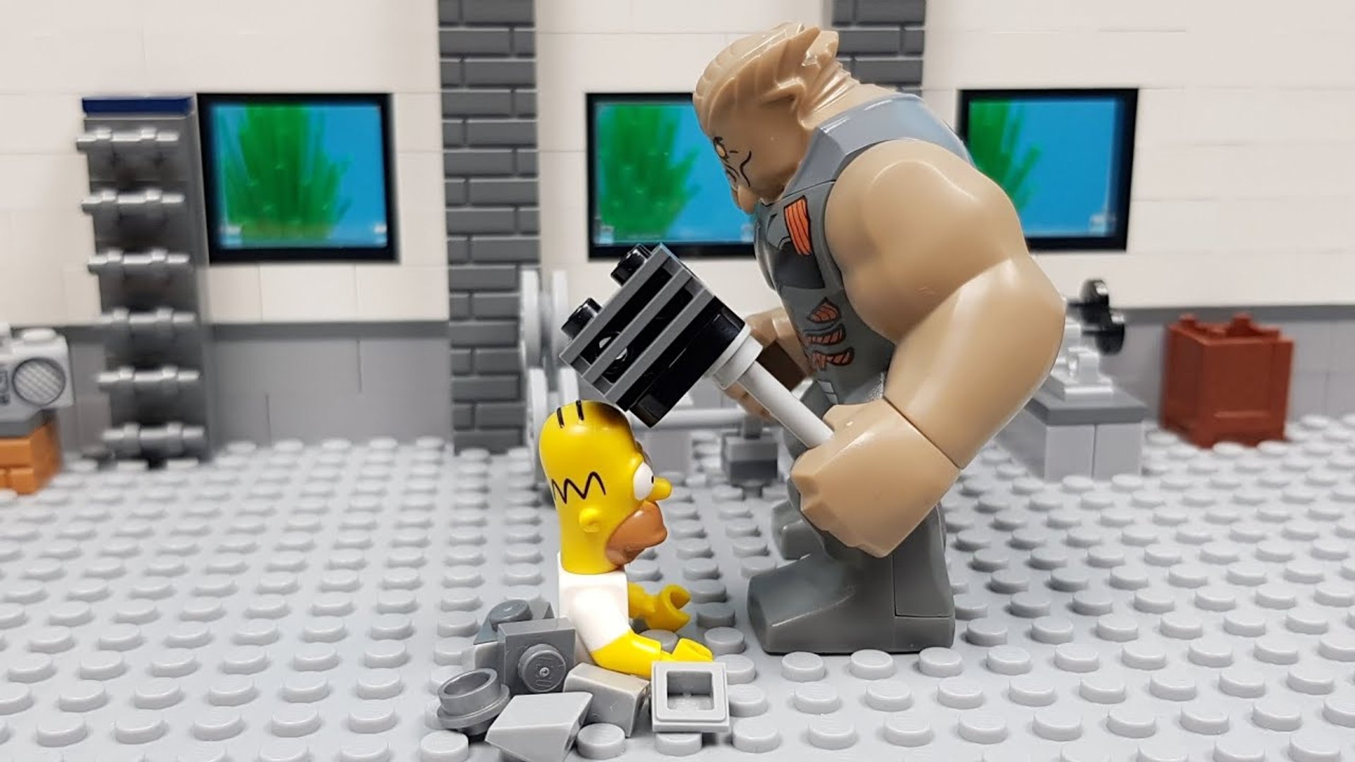 Lego Gym Fail - Simpsons Bodybuilding - video Dailymotion