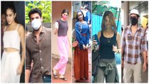 Sara Ali Khan, Aditya Roy Kapur, Shraddha Kapoor, Vicky Kaushal & Khushi Kapoor Spotted In Town