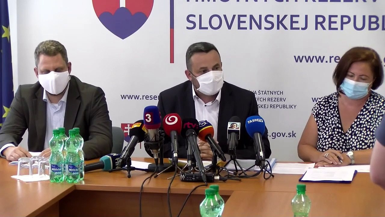 ZÁZNAM: TK predsedu Správy štátnych hmotných rezerv SR Jána Rudolfa - nákup antigénových testov