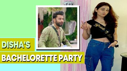 Disha Parmar celebrates bachelorette Party With Her Girl Gang, Rahul Vaidya reacts
