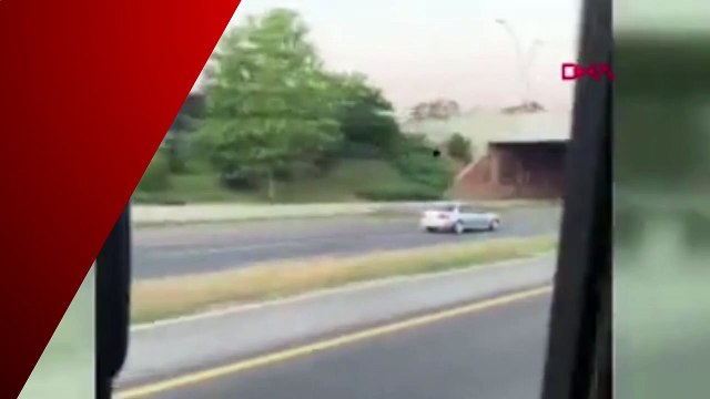 Otoyolda kilometrelerce ters yönde gidip, trafiği tehlikeye düşürdü