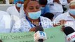 #Telenoticias / Enfermeras del hospital Antonio Yapor Heded de Nagua se suman a las protestas / 13 de julio 2021