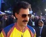 Borat (Sacha Baron Cohen) red carpet interview