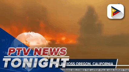 Wildfire spreads across Oregon, California; 17 dead in China hotel collapse; Michelangelo’s dream bridge floats over Tibet River in Rome