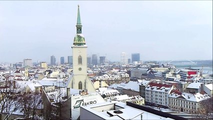 BRATISLAVA SLOVAKIA/BRATISLAVA SLOVENSKO/BRATISLAVA ESLOVAQUIA/BRATISLAVA SLOWAKEI (TIMELAPSE)