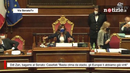 Download Video: Ddl Zan, bagarre al Senato: Casellati 