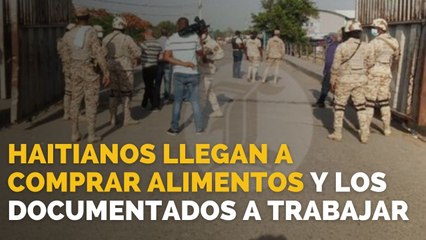 Dinamismo en la frontera: haitianos llegan a comprar alimentos y los documentados a trabajar
