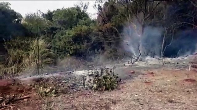 Novo incêndio ambiental mobiliza Corpo de Bombeiros ao Bairro Santa Cruz