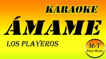 Karaoke - Ámame - Los Playeros - Instrumental - Letra - Lyrics