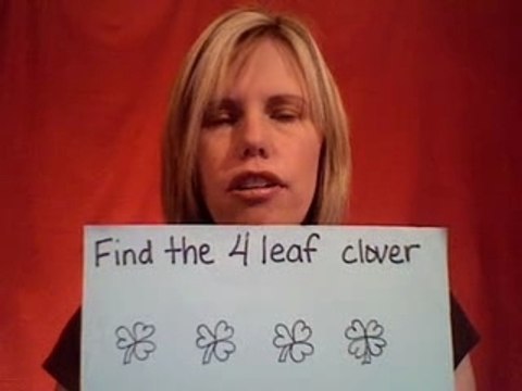 Find a Four Leaf Clover Interactive Activity Cullen's Abc's