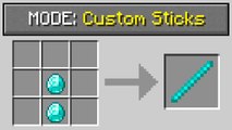 Minecraft, But There Are Custom Sticks...