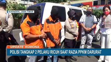 Polisi Tangkap 2 Pelaku Ricuh Saat Razia PPKM Darurat