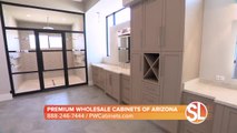 Premium Wholesale Cabinets of Arizona creates custom master bathroom for Paradise Valley home