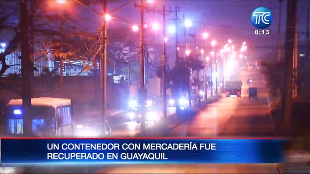 Recuperan un contenedor con mercadería que había sido robado
