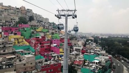 افتتاح أول خط "تلفريك" في مكسيكو