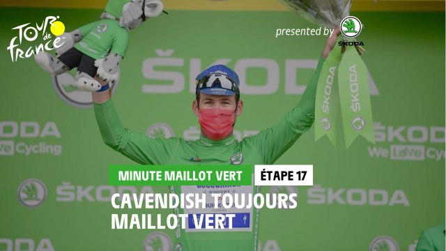 #TDF2021 - Étape 17 / Stage 17 - Škoda Green Jersey Minute / Minute Maillot Vert