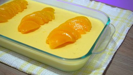 Como Hacer delicioso POSTRE DE DURAZNO