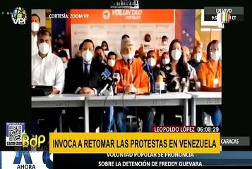 Leopoldo López llama a retomar protestas en Venezuela
