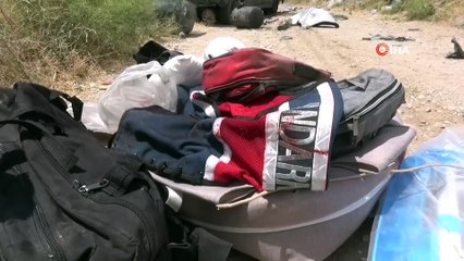 Takla atarak hurdaya dönen otomobilde 1'i bebek 3 kişi yaralandı