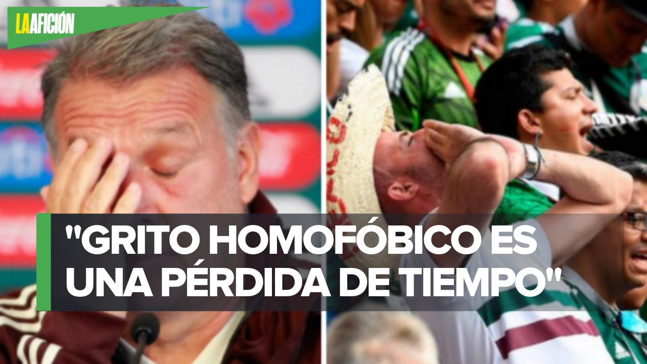 'Tata' Martino aseguró que está en la gente acabar con el grito homofóbico