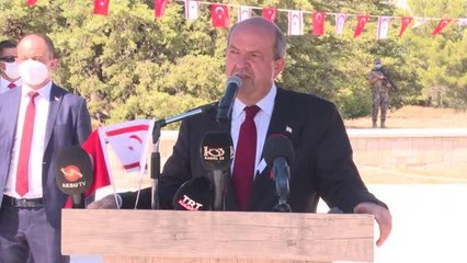 KKTC Cumhurbaşkanı Tatar, Silifke'de Kıbrıs Barış Harekatı'nın 47. yıl dönümü kutlama programında konuştu