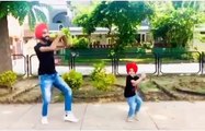Bhangra dance viral video  of father and son  |Punjab