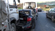 Arnavutköy’de 6 araçlı zincirleme trafik kazası: 3 yaralı