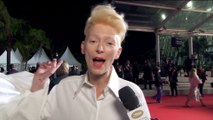 Tilda Swinton enthousiaste pour Jacques Audiard, la musique et le feu d'artifice - Cannes 2021