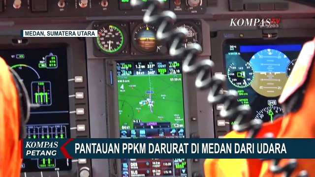Begini Pantauan PPKM Darurat Medan dari Udara