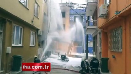 Bursa'da doğalgaz patlaması