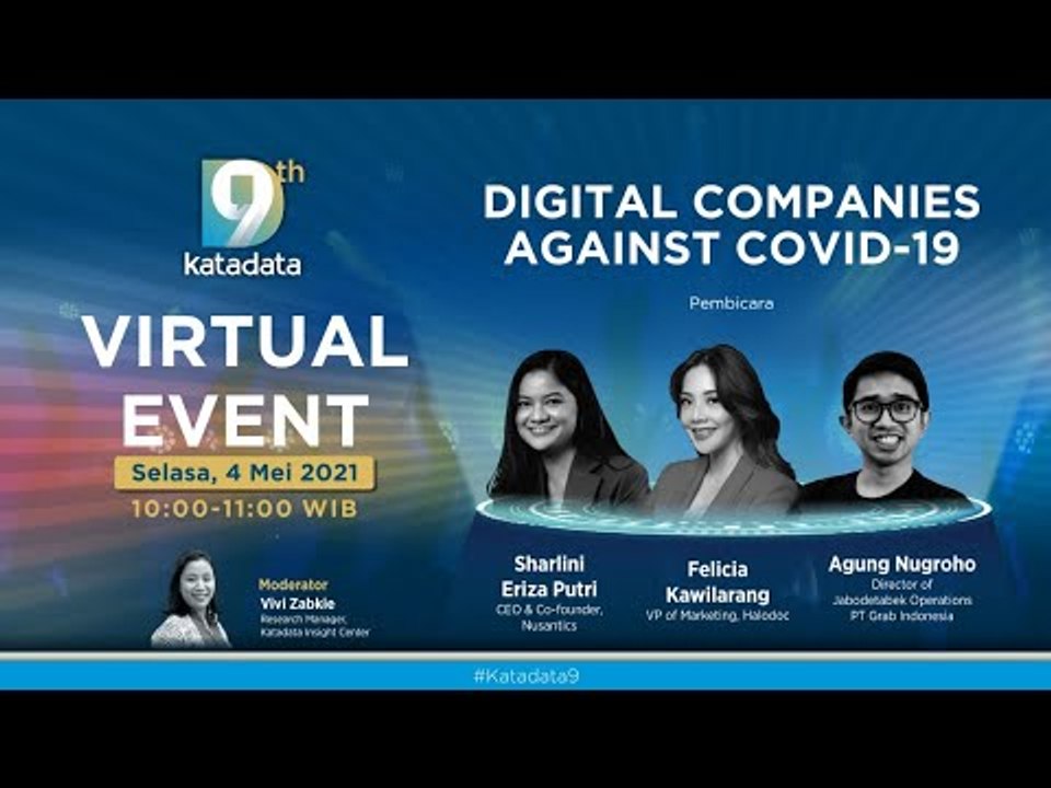 #Katadata9 Virtual Event: “Digital Companies Ag...