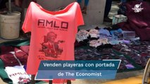 ¡Como pan caliente! se venden playeras de “El Falso Mesías” y de la consulta, afirman vendedores