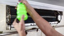 Ac Service at Home, with Self Made _  Home Made Cleaner _ Learn How to Air Conditioner Cleaning