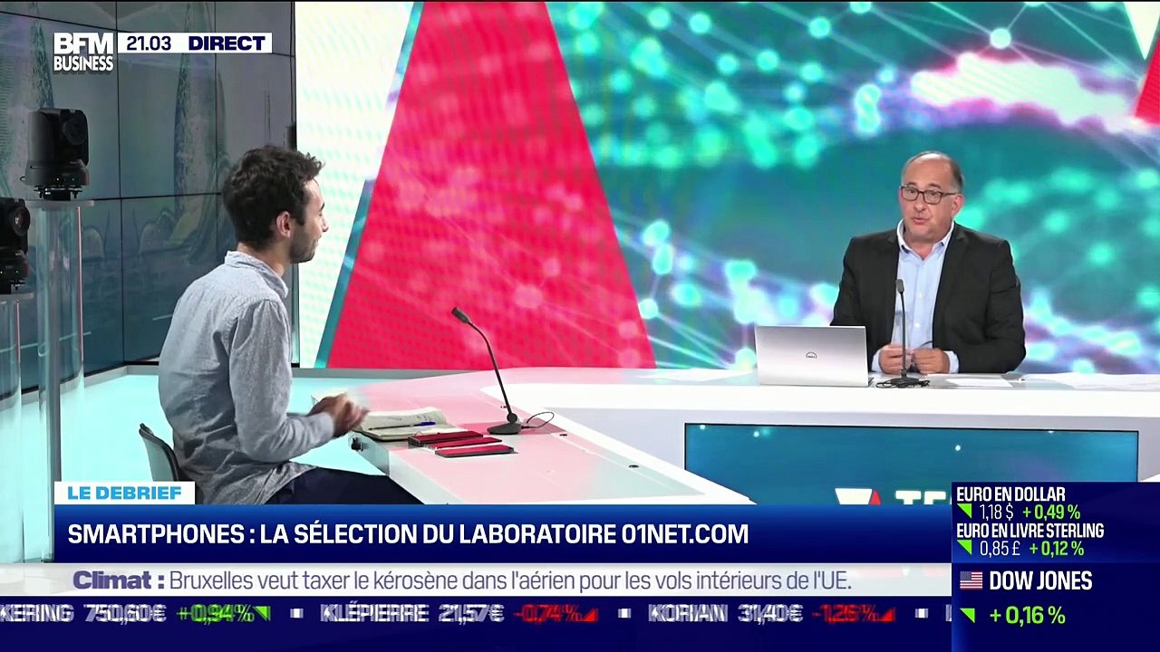 La sélection de smartphones du laboratoire 01net.com,... Le débrief de l'actu tech du mercredi - 14/07