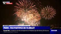 Paris célèbre le 14-Juillet avec un feu d'artifice sous le thème de la liberté et au final grandiose