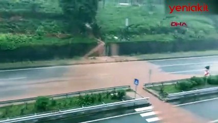 Rize'de sel felaketi