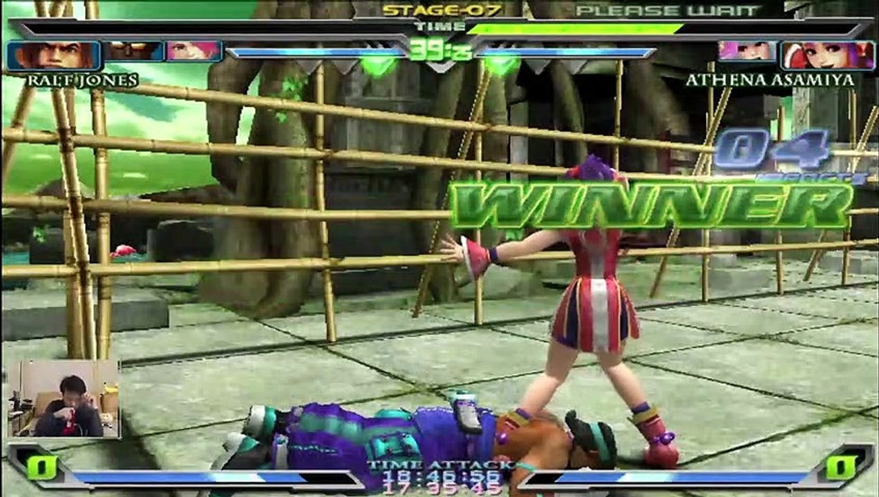 (PS2) KOF Maximum Impact Reg A - 06 - Team 6 - Leona, Clark Still, Ralf Jones pt2