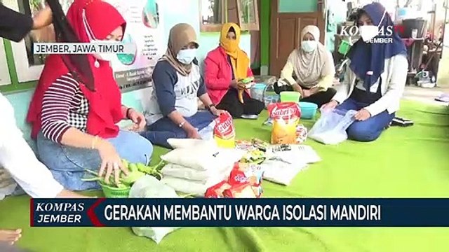 Ibu Rumah Tangga Gotong Royong Bantu Warga yang Isolasi Mandiri