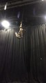 Guys Display Amazing Performance While Hanging From Ceiling In Aerial Straps