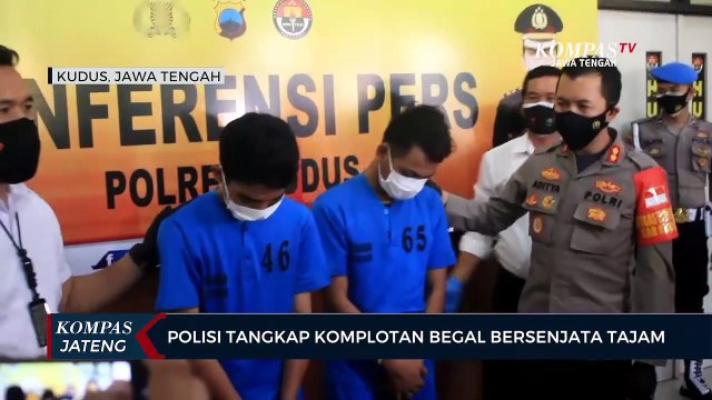 Polisi Tangkap Komplotan Begal Bersenjata Tajam