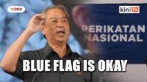 Muhyiddin: Don't put up white flag, but blue (PN) flag is okay