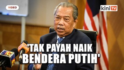 'Tak payah naik bendera putih ke hitam, naik bendera biru tak apa' - PM
