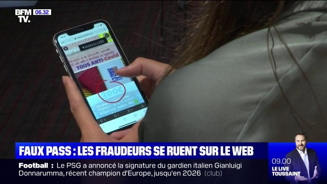 Pass sanitaire: les tentatives de fraudes se multiplient sur le web