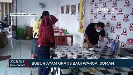 Bubur Ayam Gratis Bagi Warga Isoman