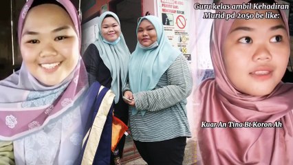 TikToker Sabah ni buat orang ketawa pecah perut, koleksi nama murid tahun 2050 memang win!