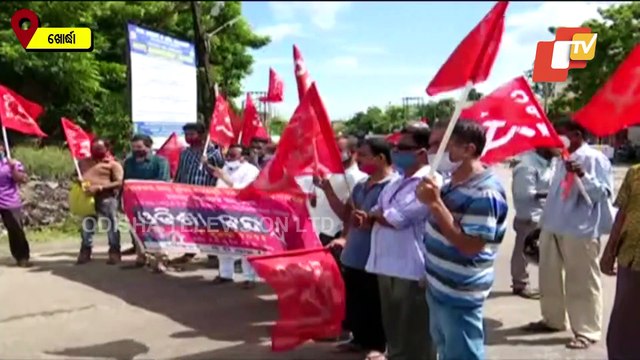 Odisha Bandh | Left Parties Stage Demonostrations, Road Blockade In Khordha