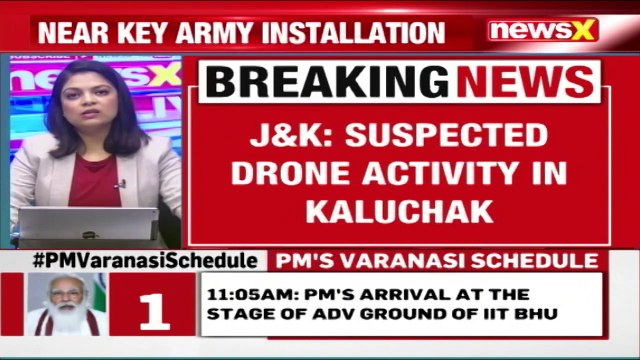 Suspected Drone Spotted In J&K Kaluchak Area 5KM From IAF Jammu Base NewsX