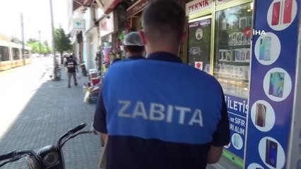 Zabıta denetiminde çalışanların ilginç savunması